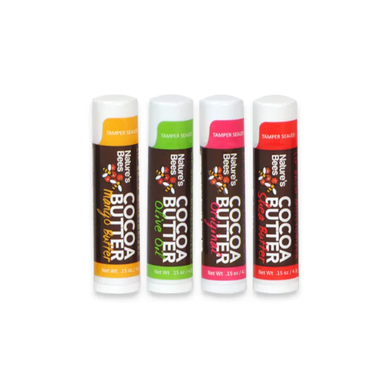 Nature’s Bees Cocoa Butter Lip Balm Original Flavor Collection