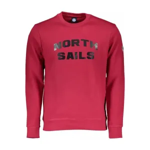 North Sails Red Cotton Men Sweater