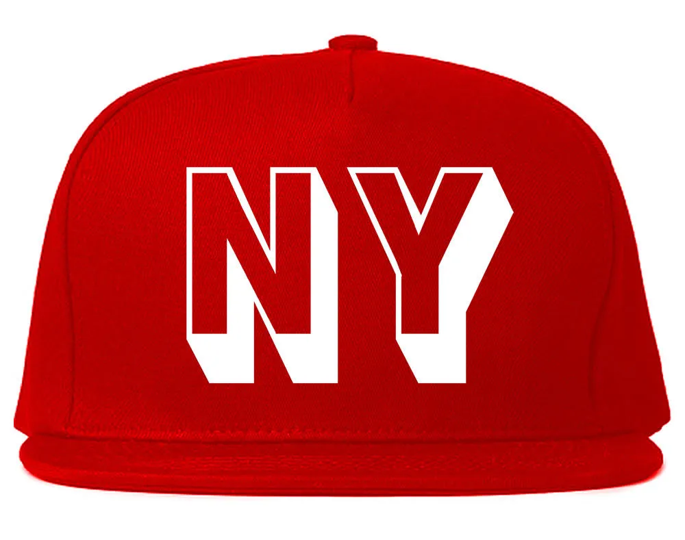 NY Block Letter New York Snapback Hat