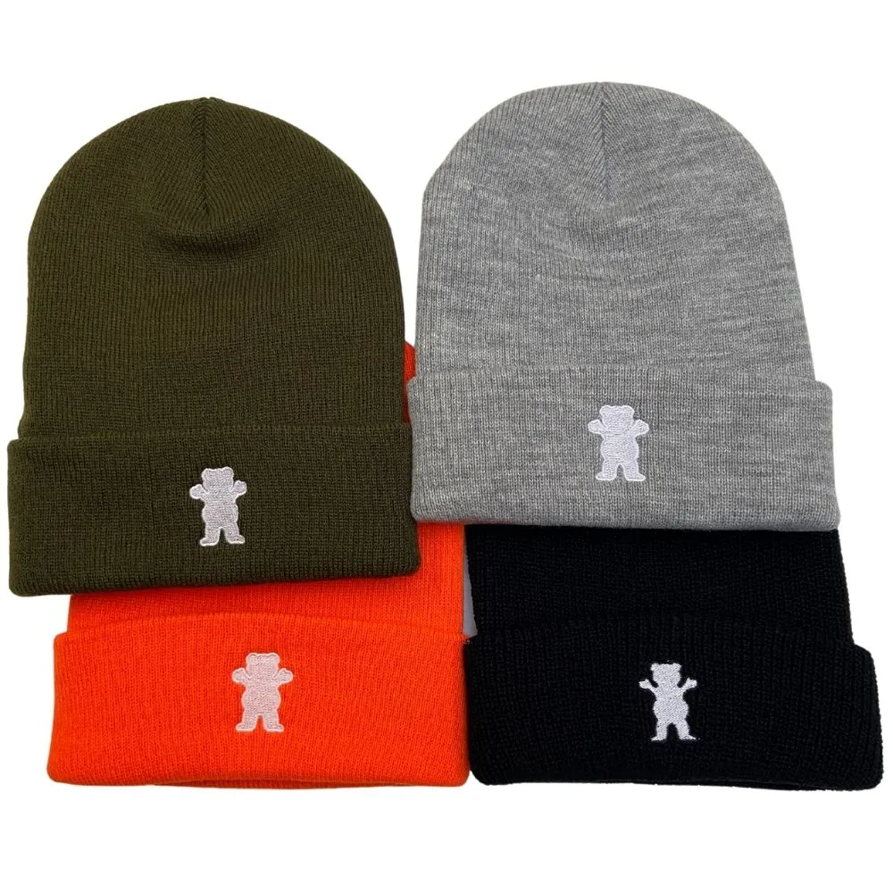 OG Bear Beanie Heather Grey