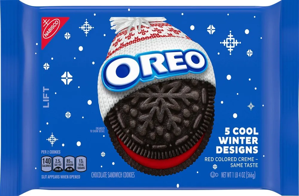 Oreo Limited Edition Winter Chocolate Creme Chocolate Sandwich Cookies 20oz