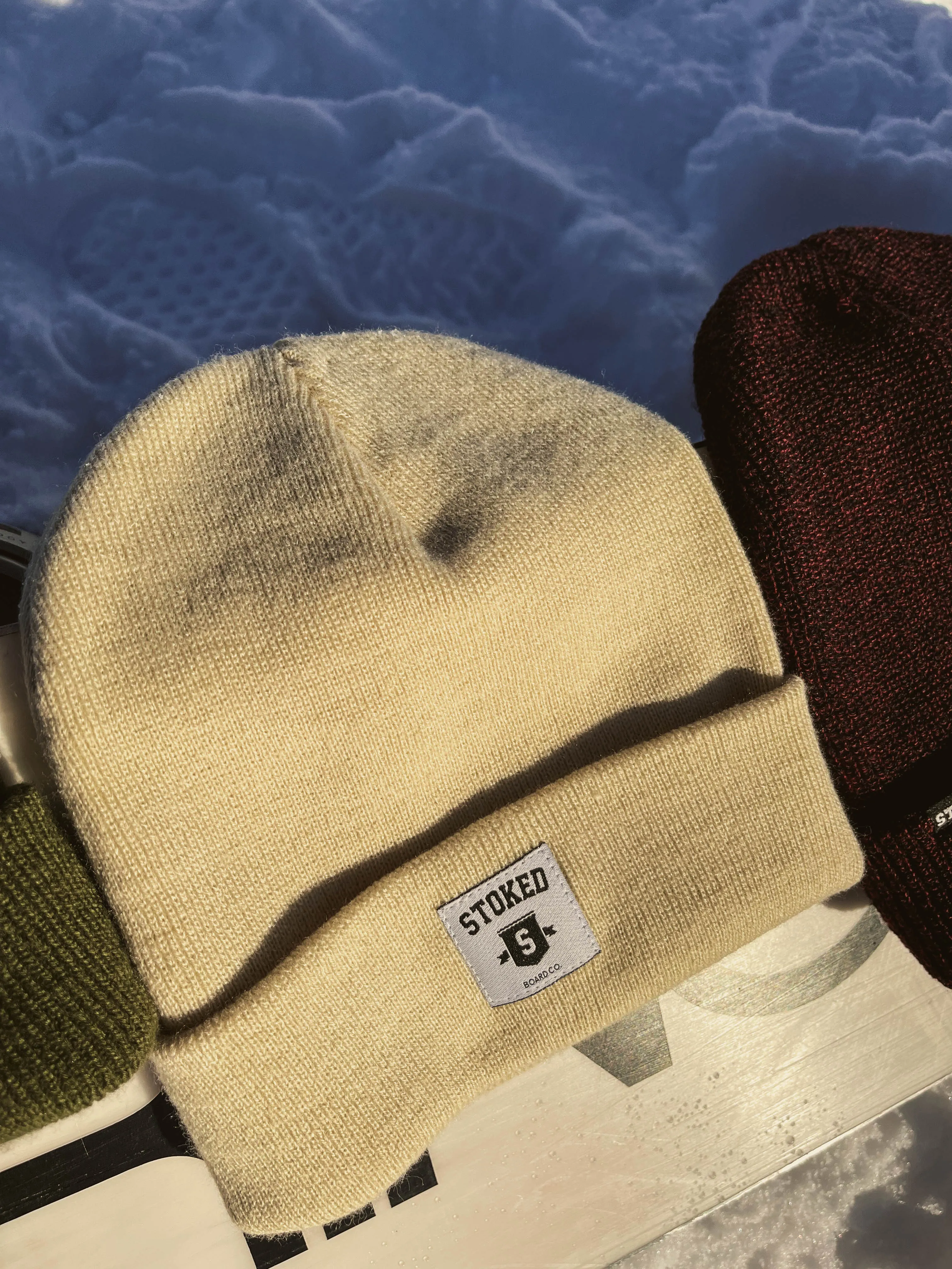 Original Cuffed Shield Beanie Sand