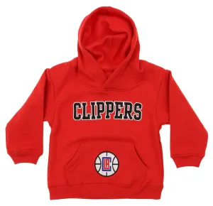 OuterStuff NBA Infant and Toddler's Los Angeles Clippers Fleece Hoodie, Red