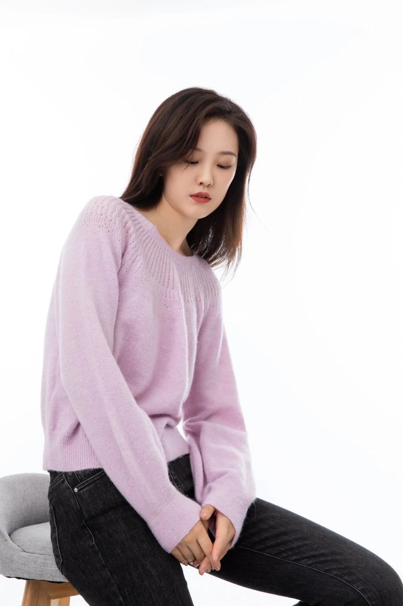 Pink Cutout Luxury Sweater