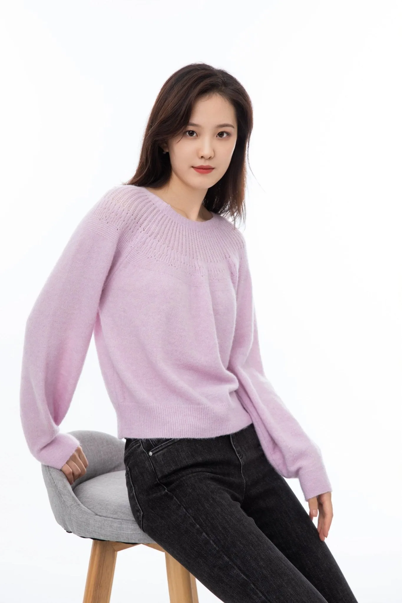 Pink Cutout Luxury Sweater