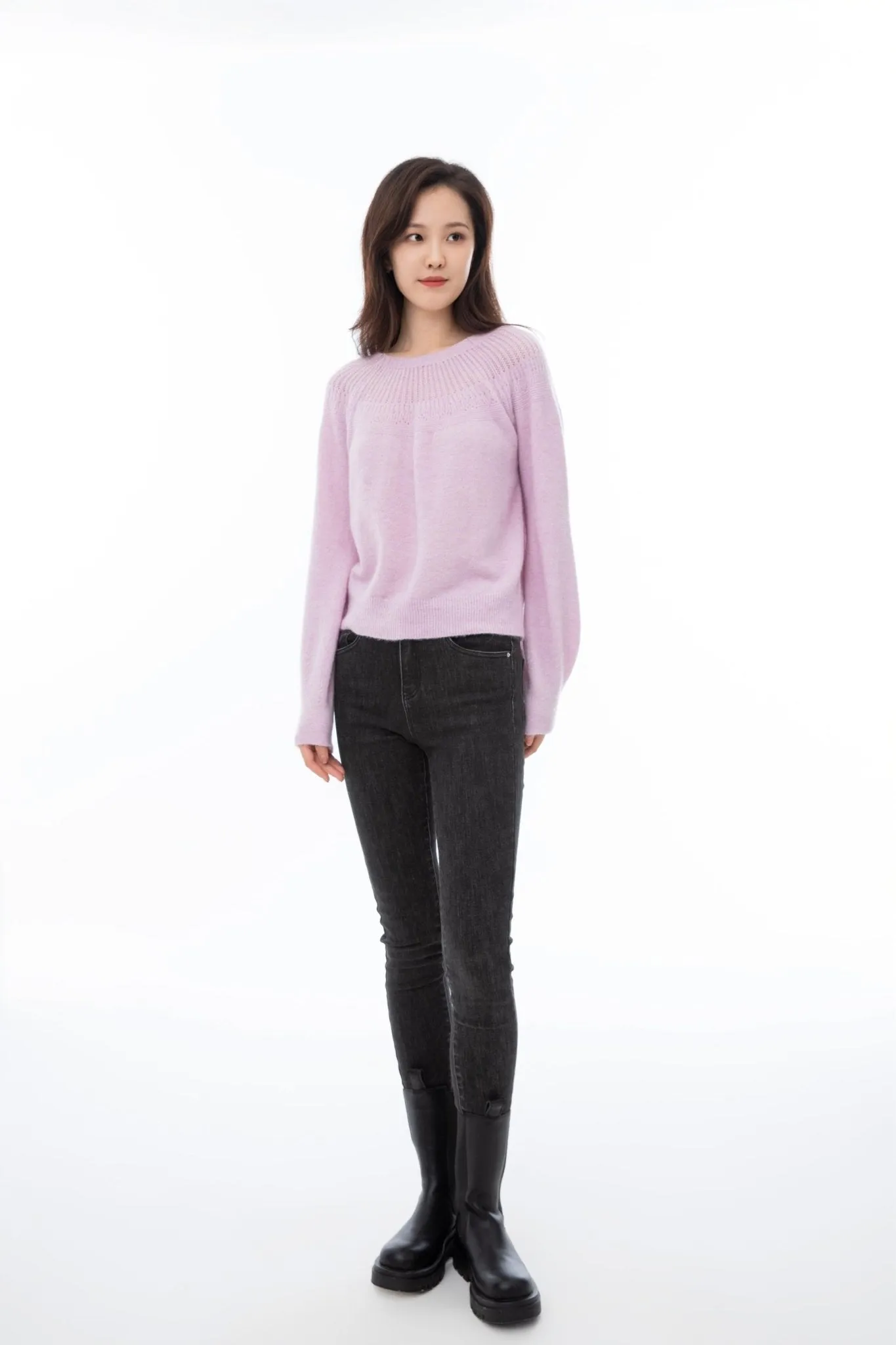 Pink Cutout Luxury Sweater