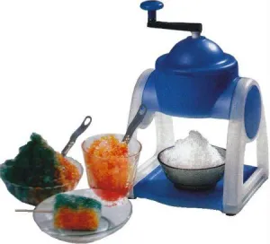 Plastic Manual Ice Gola And Slush Maker Machine