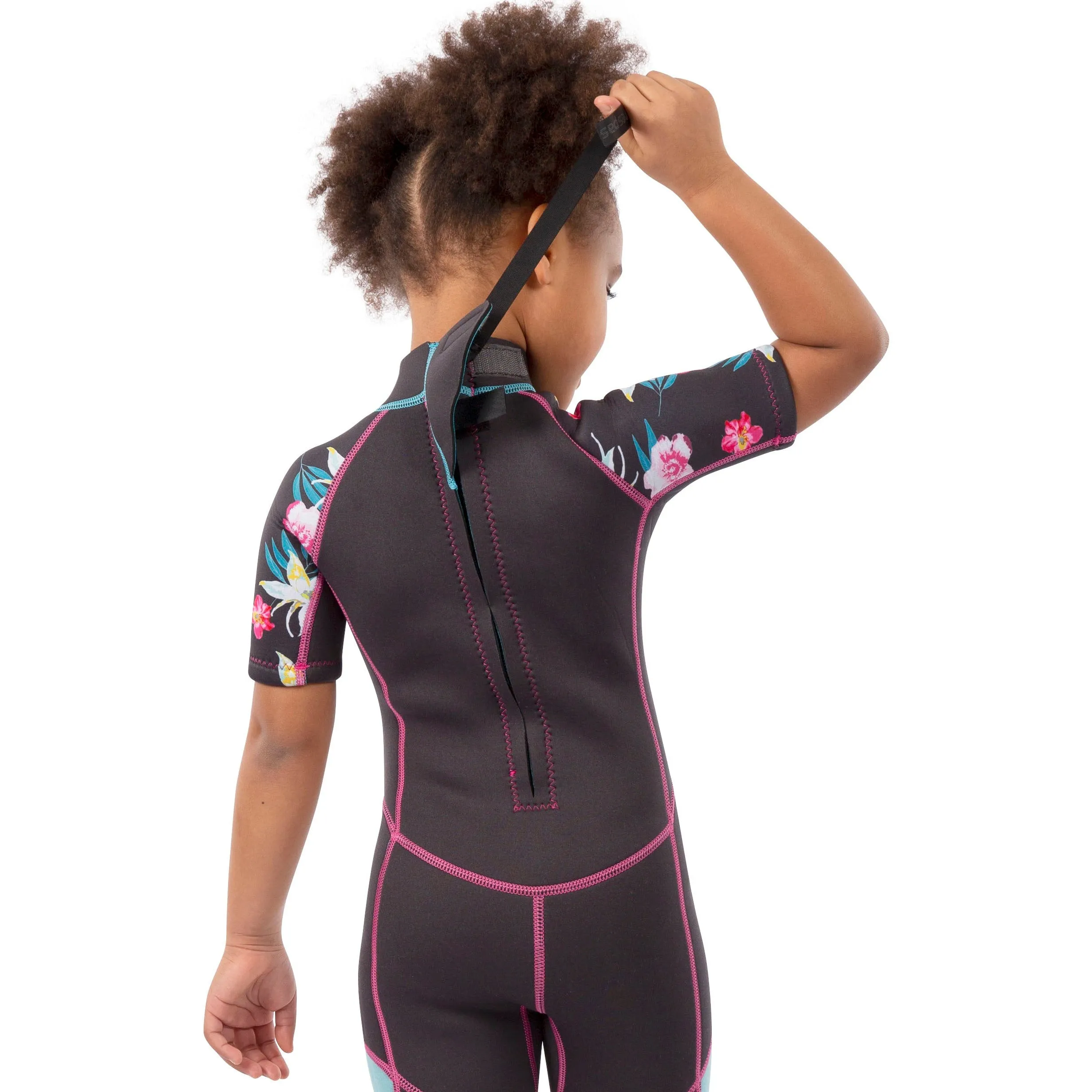 Posie Girls 3MM Short Wetsuit in Dark Grey