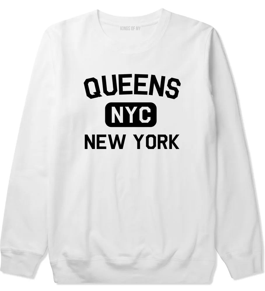 Queens Gym NYC New York Mens Crewneck Sweatshirt