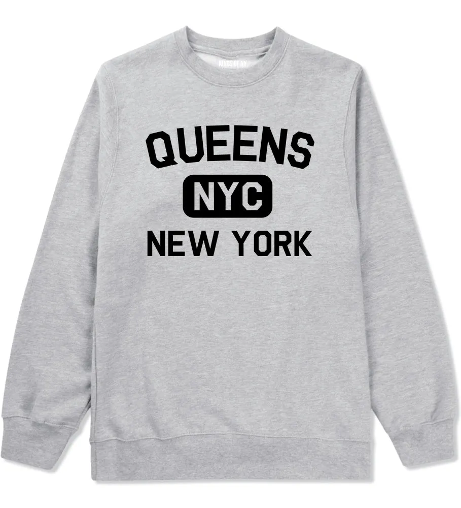 Queens Gym NYC New York Mens Crewneck Sweatshirt