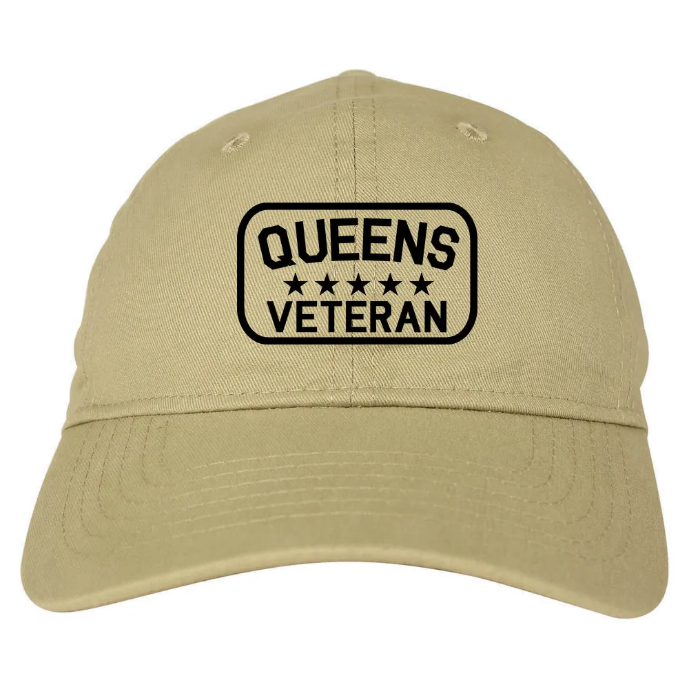 Queens Veteran Mens Dad Hat Baseball Cap