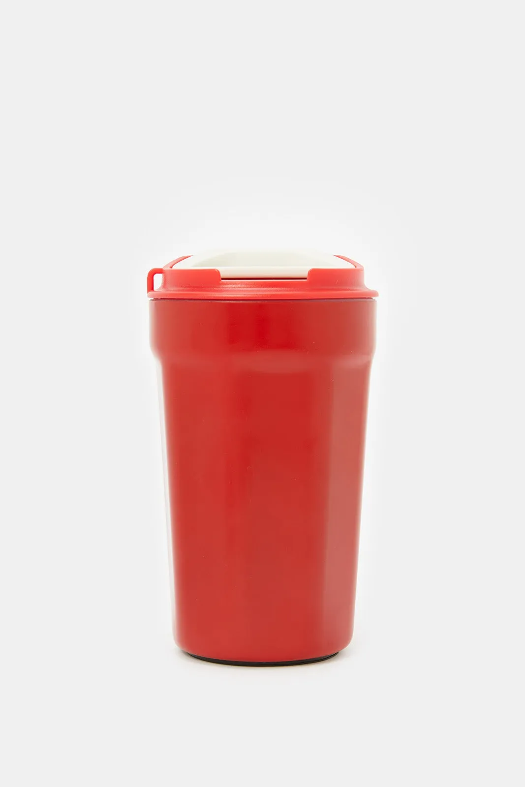 Red Printed Travel Mug