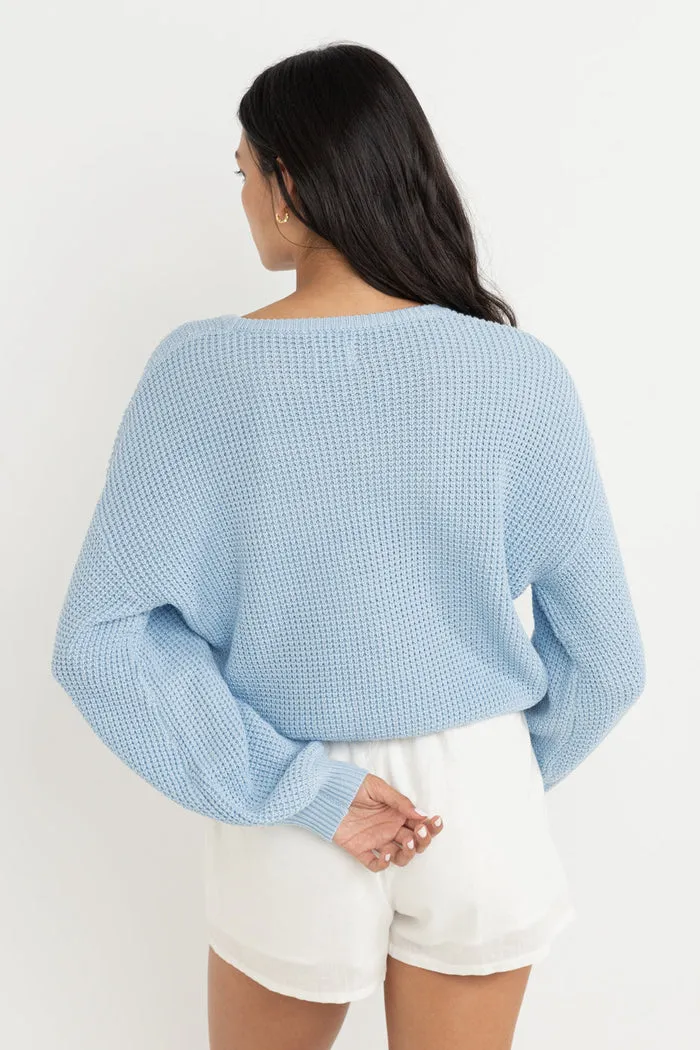 Rhythm Classic Knit Jumper - BLUE