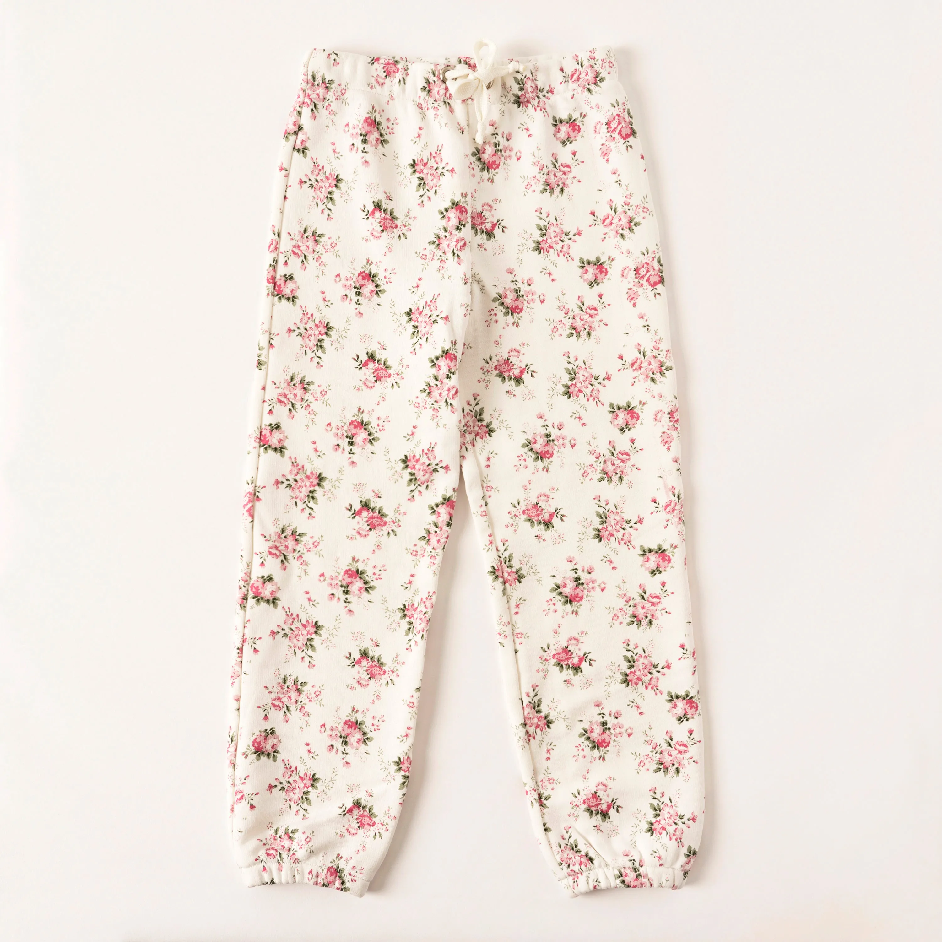 Rose Floral Fleece Jogger