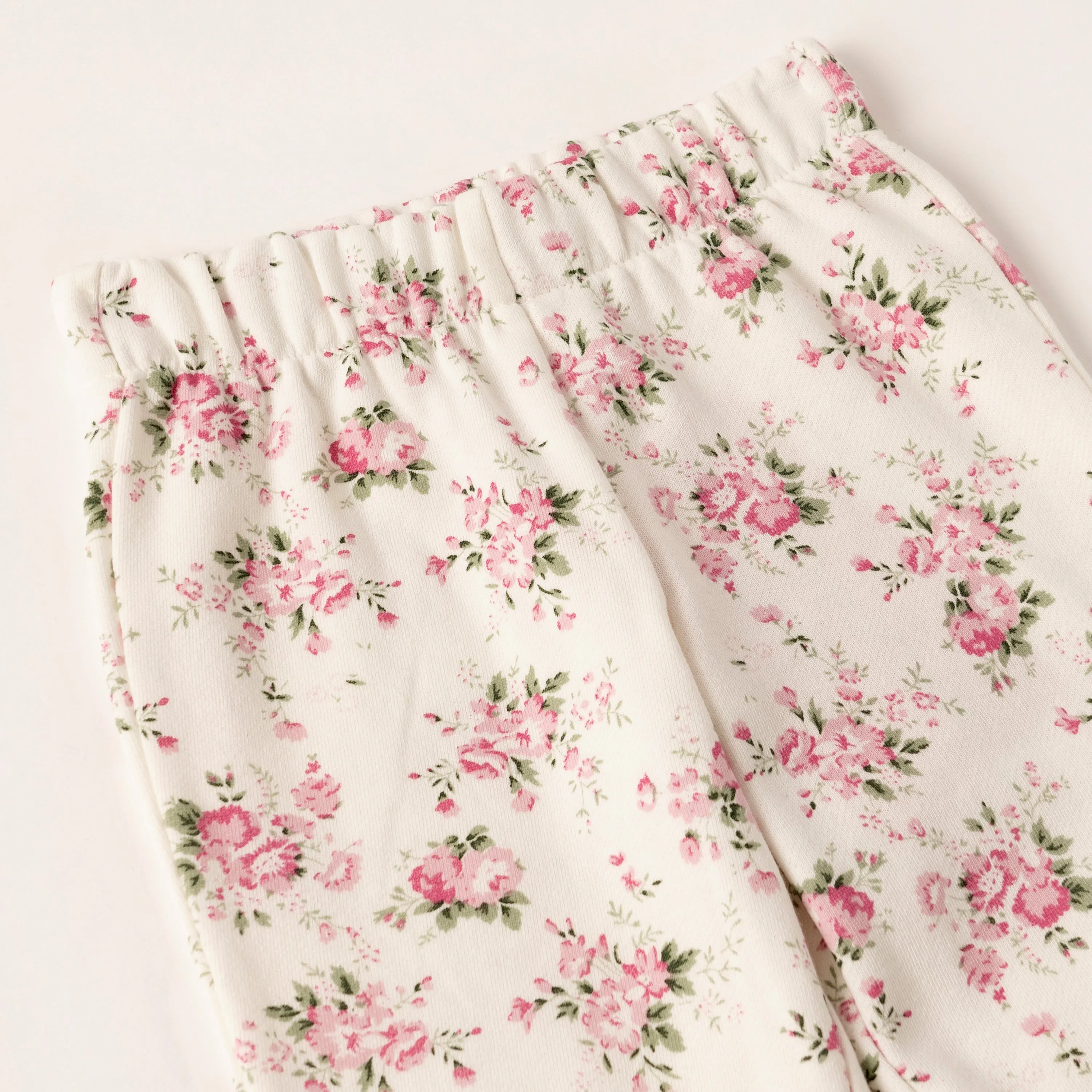 Rose Floral Fleece Jogger