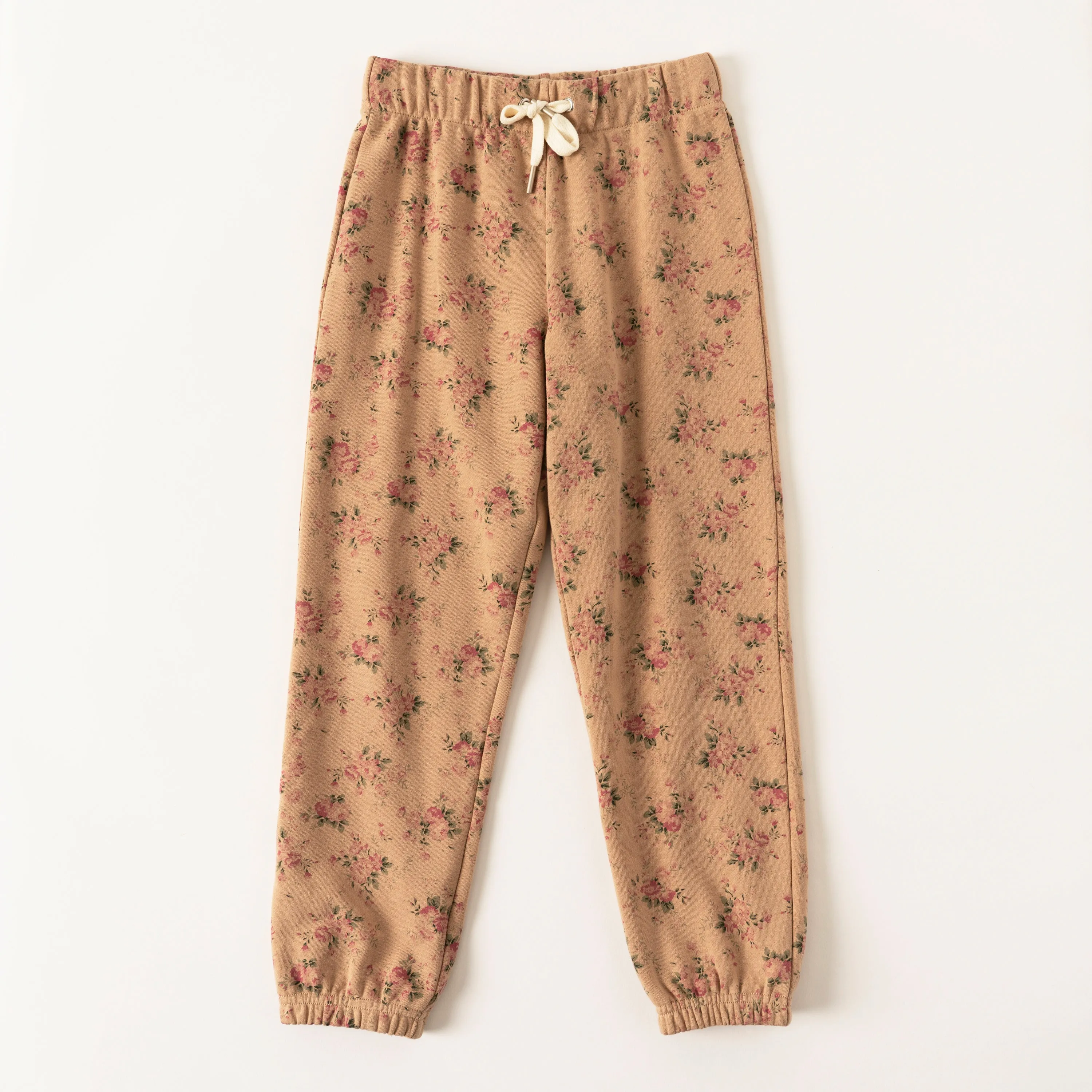 Rose Floral Fleece Jogger