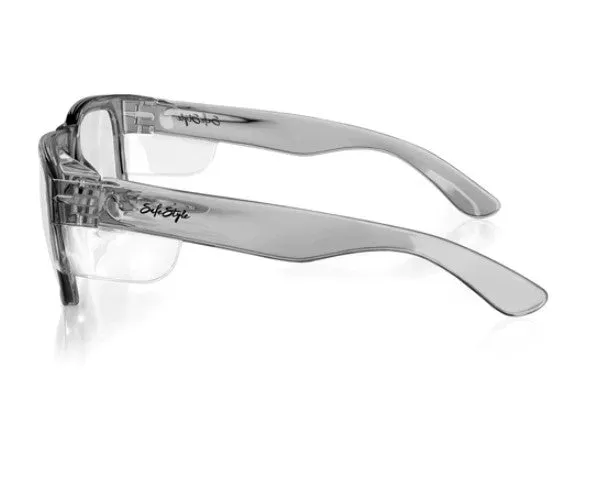 SAFESTYLE Fusions Clear Lens - Graphite Frame