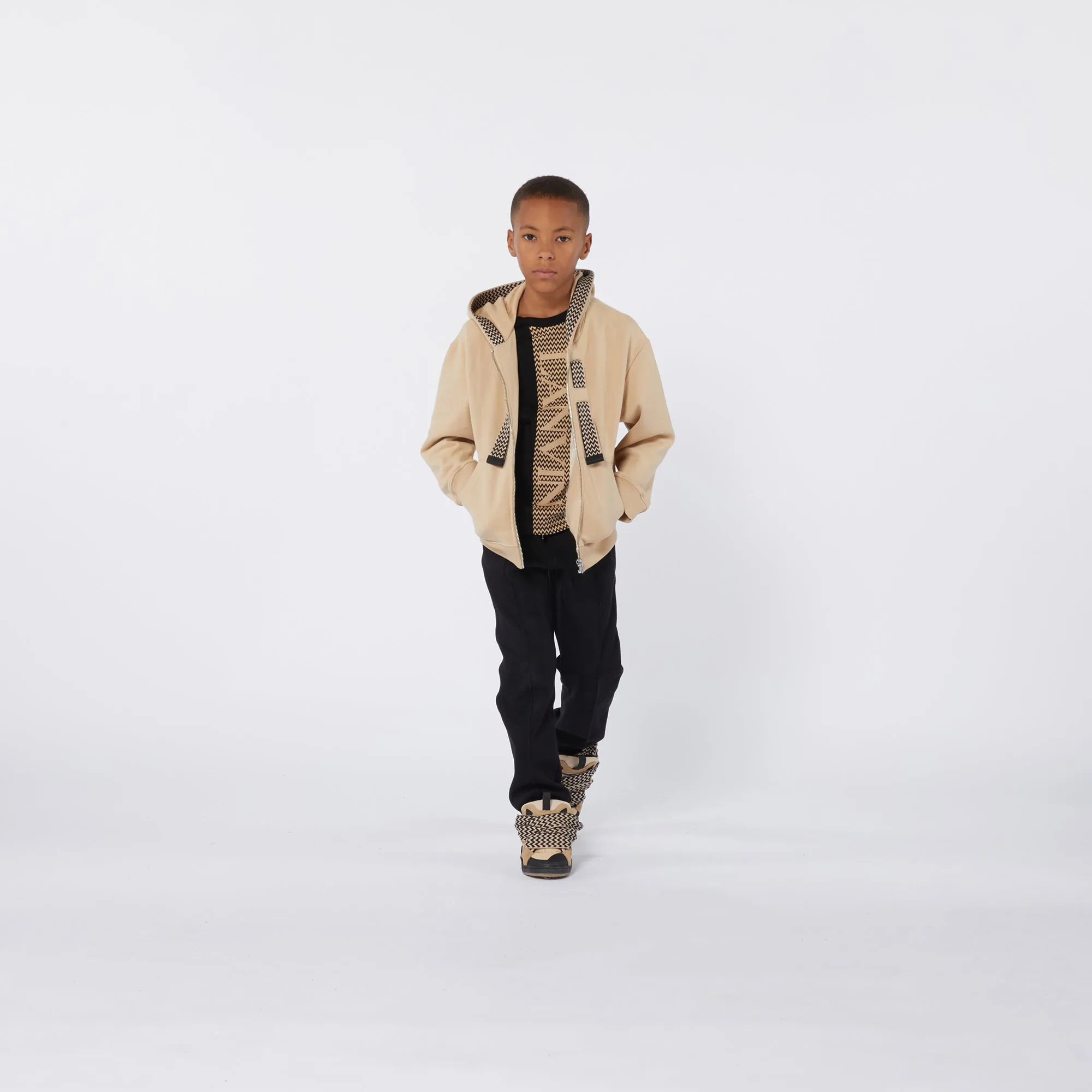 Sandstone Zip Up Tracksuit Hoodie