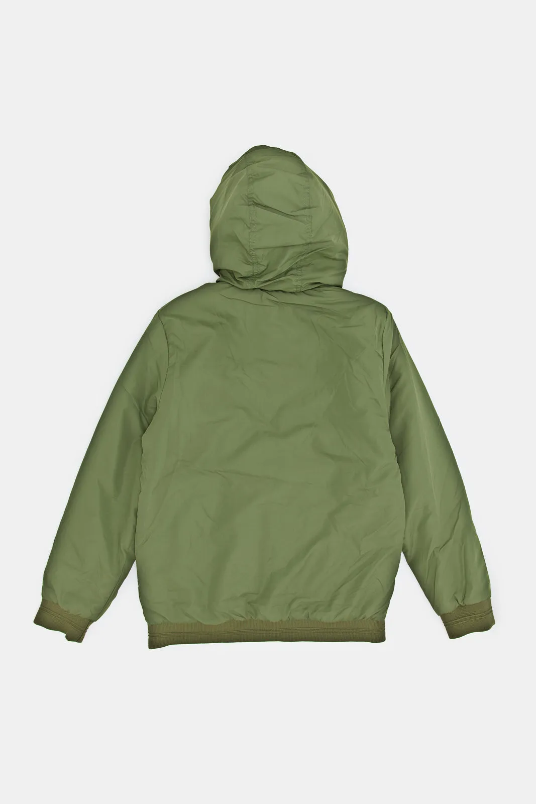 Senior Boys Olive Bomber Jacket