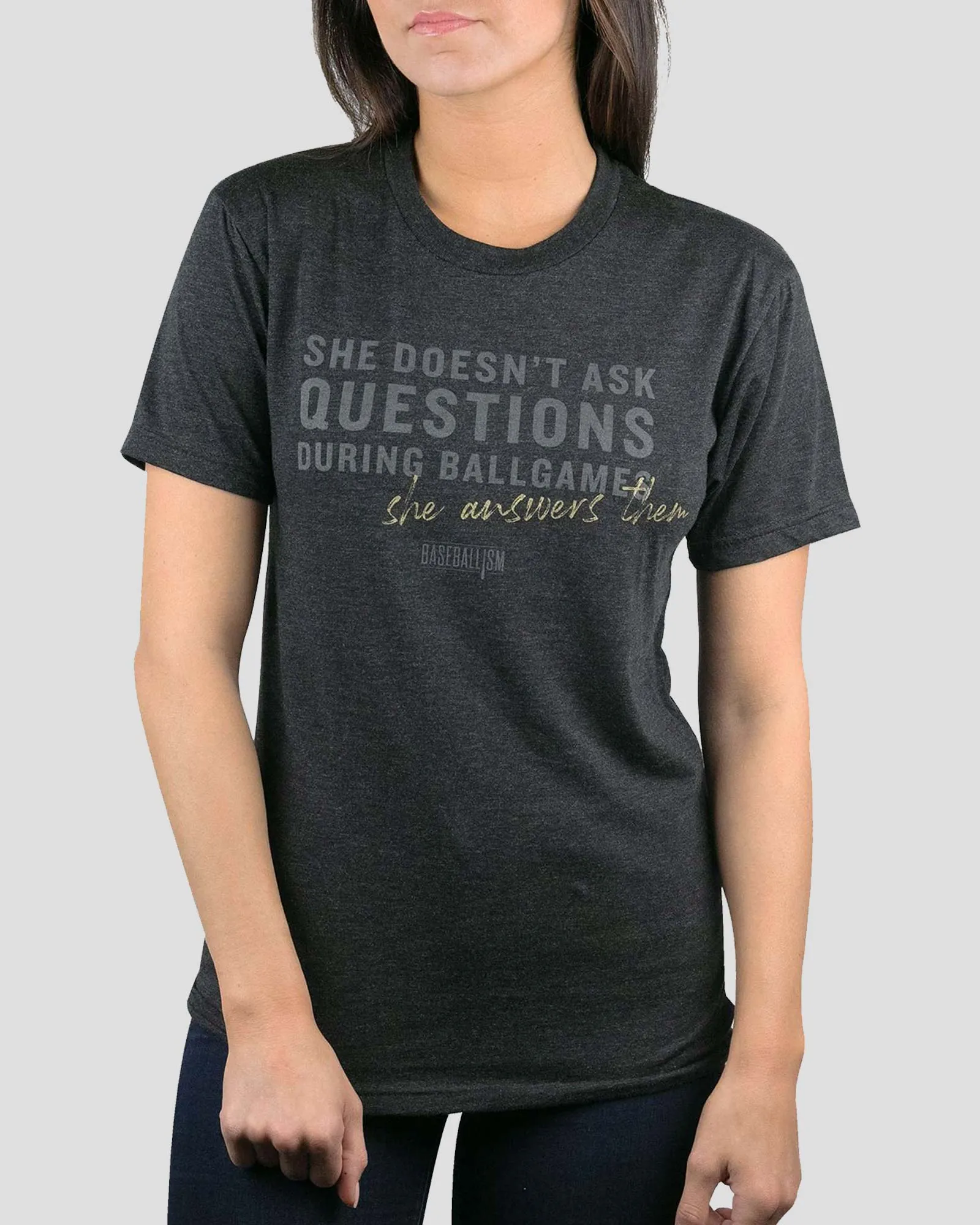 She Answers Them - Warm-up Tee