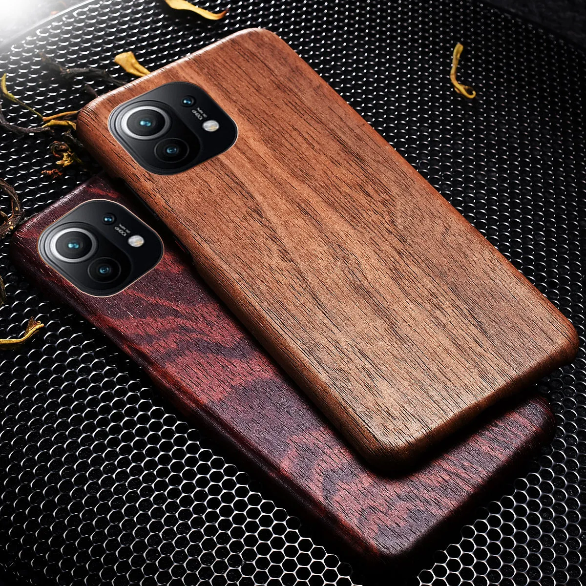 SHOWKOO Aramid Natural Wood Ultra Slim Case Cover