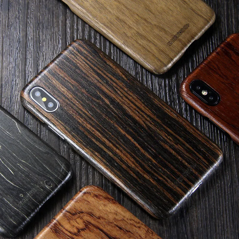 SHOWKOO Aramid Natural Wood Ultra Slim Case Cover