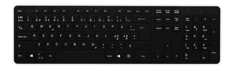 Slim Keyboard Black