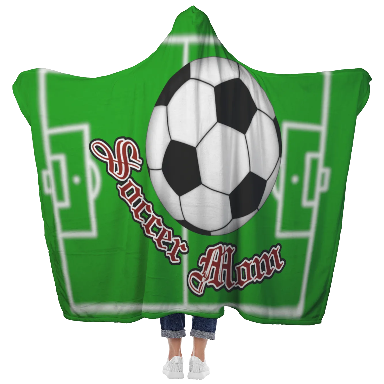 Soccer MOM HOODED BLANKET  [UNIQUE, LIMITED EDITION]