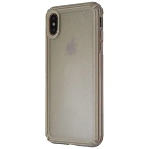 Speck Presidio V-GRIP Case for Apple iPhone XS Max - Gold Glitter/Calfskin Brown