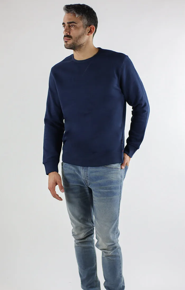 Sueded Fleece Crewneck