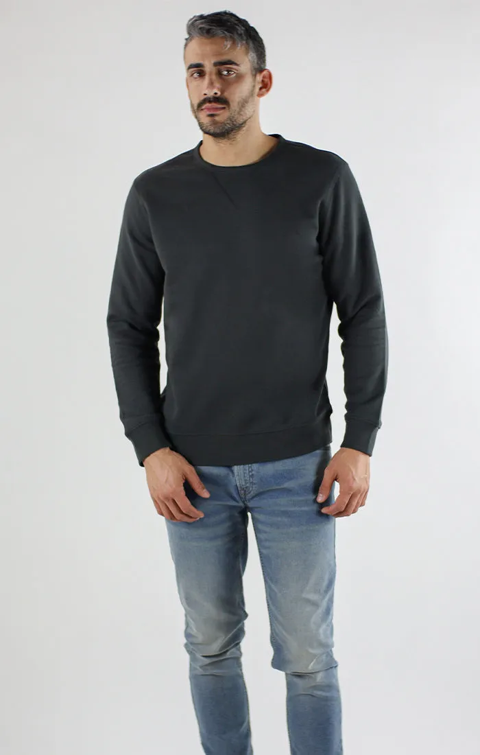 Sueded Fleece Crewneck