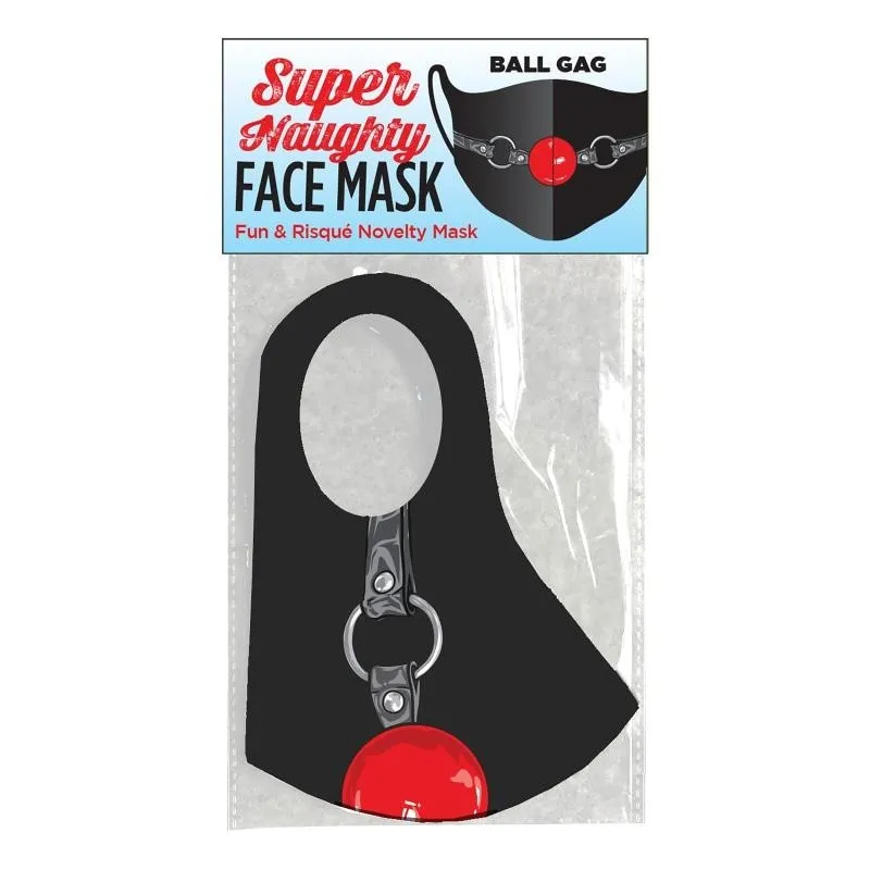 Super Naughty Ball Gag Face Mask