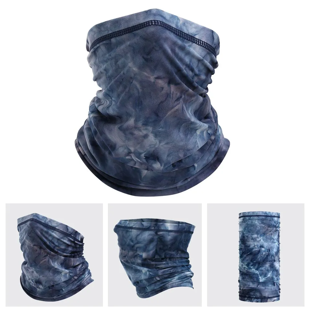 The LEGEND - Neck Gaiter (Navy Blue Tie Dye)