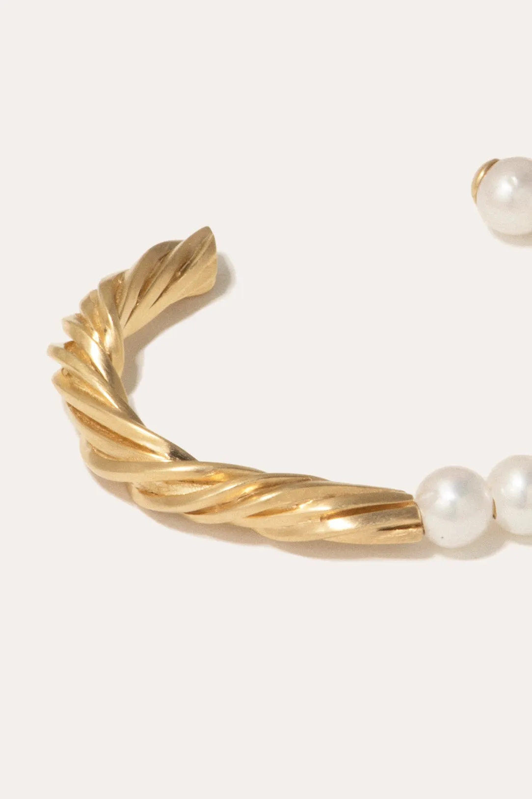 The State We're In - Pearl and Gold Plated Cuff