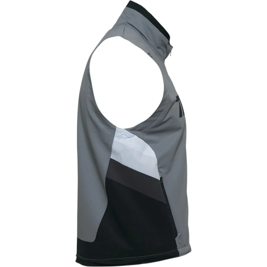 Thor Grey Black Warm Up Motocross Race Vest