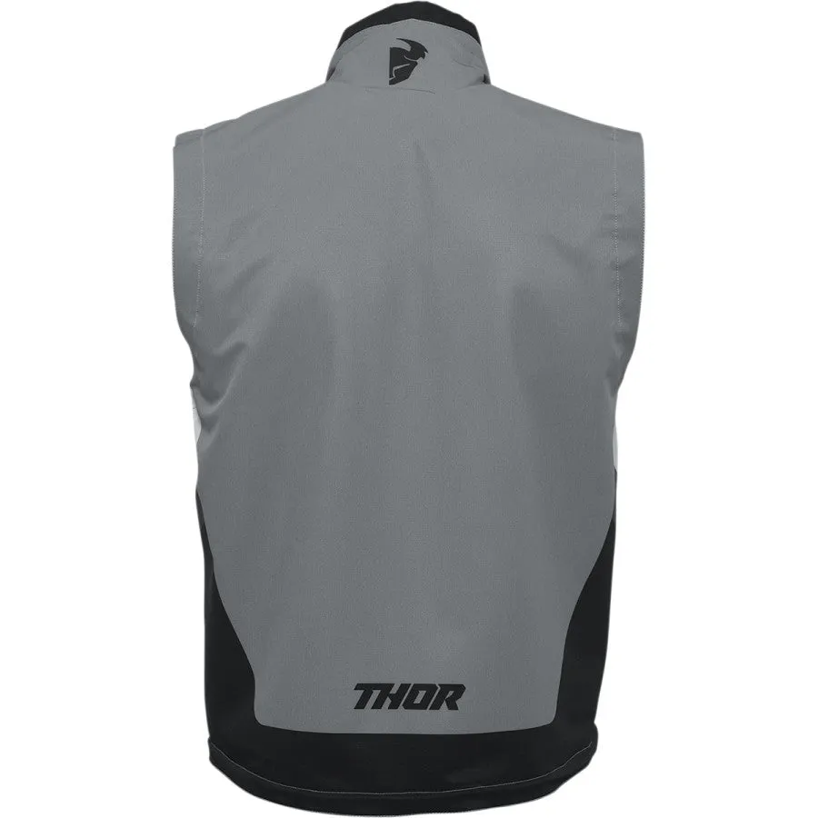 Thor Grey Black Warm Up Motocross Race Vest