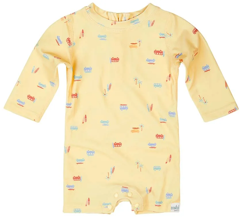 Toshi Swim Baby Onesie Long Sleeve Sunny