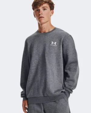 Under Armour Essential Fleece Men Lifestyle Sweatshirt Grey 1374250-012