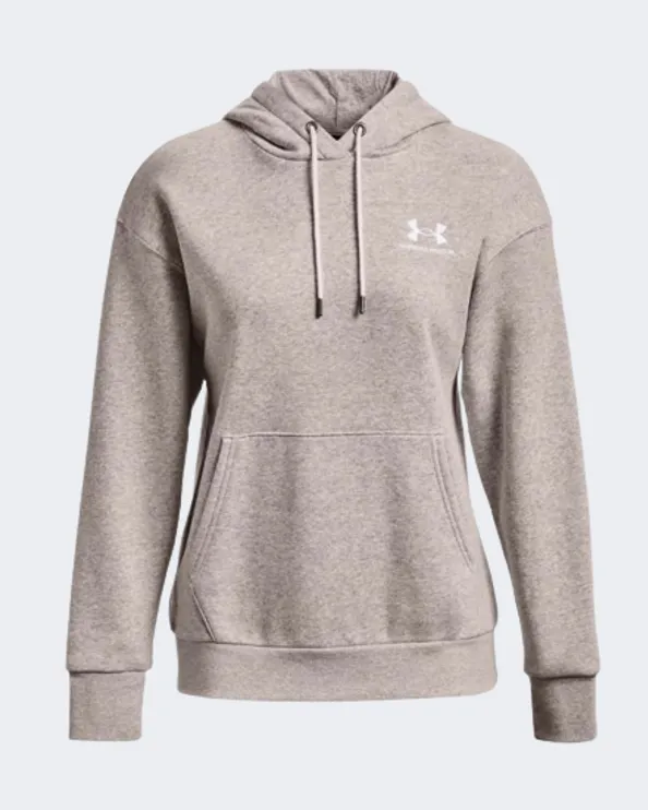 Under Armour Essential Fleece Women Lifestyle Hoody Ghost Grey 1373033-592