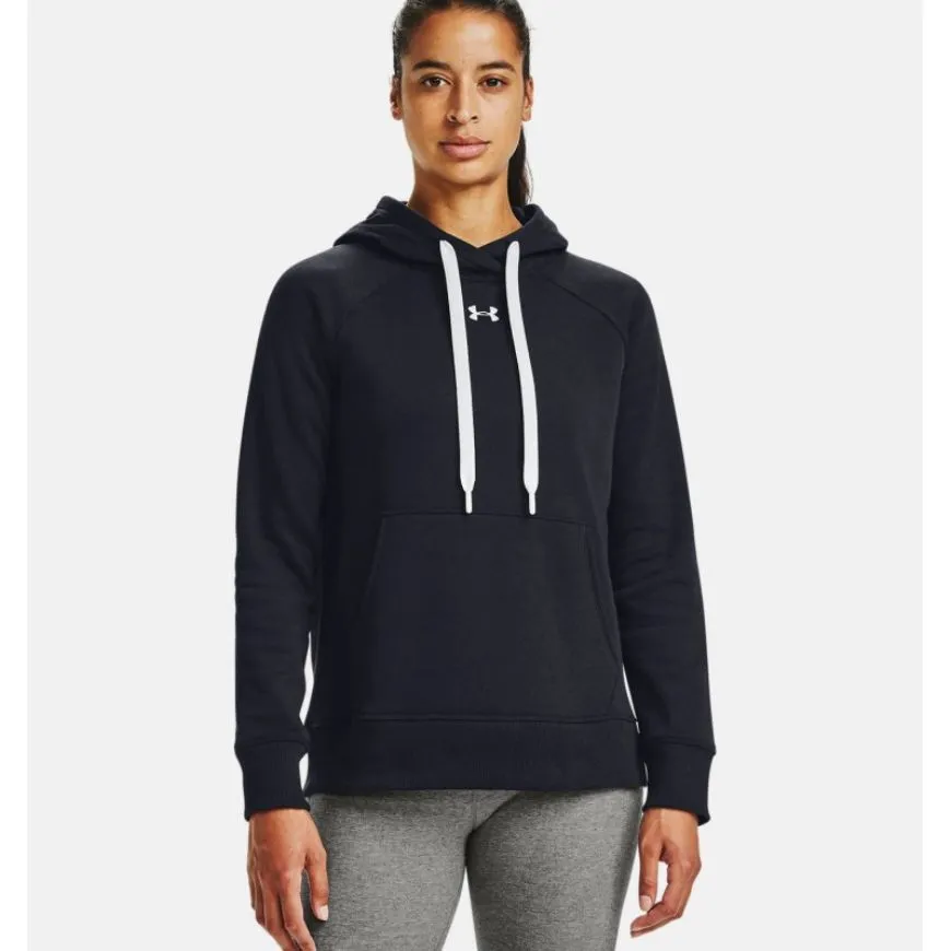 Under Armour Rival Fleece Hb Women Training Hoody Black/White