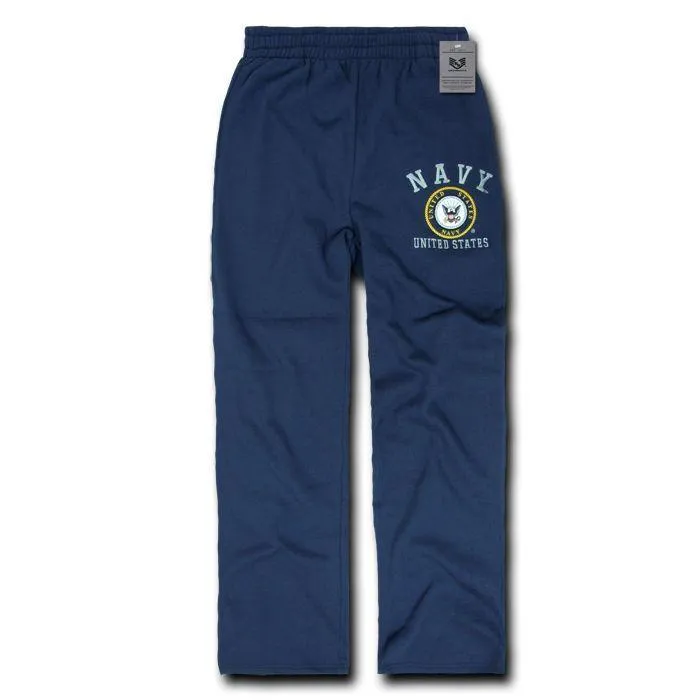 US Military Air Force Marines Navy Fleece Sweatpant Sweat Pants Jogging Sweats