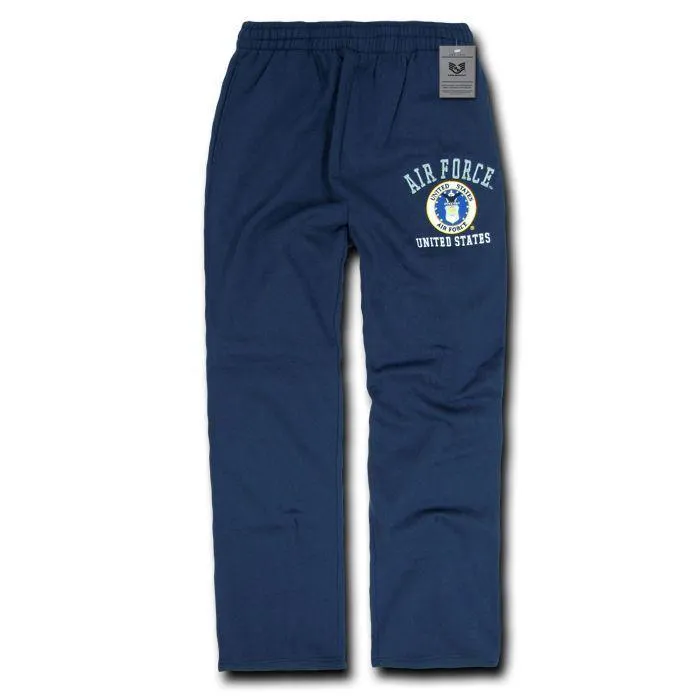 US Military Air Force Marines Navy Fleece Sweatpant Sweat Pants Jogging Sweats