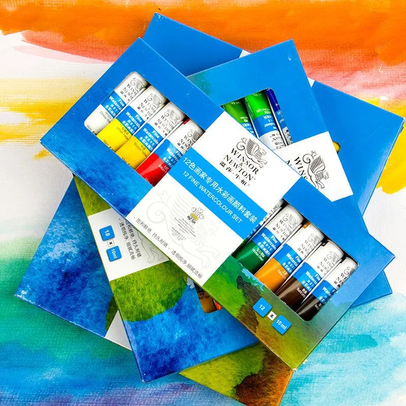 Winsor & Newton Fine Watercolor Paint Set- 0.34 oz (10 ml)