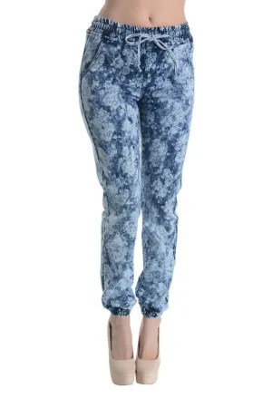 Women's Flower Print Jogger Pants