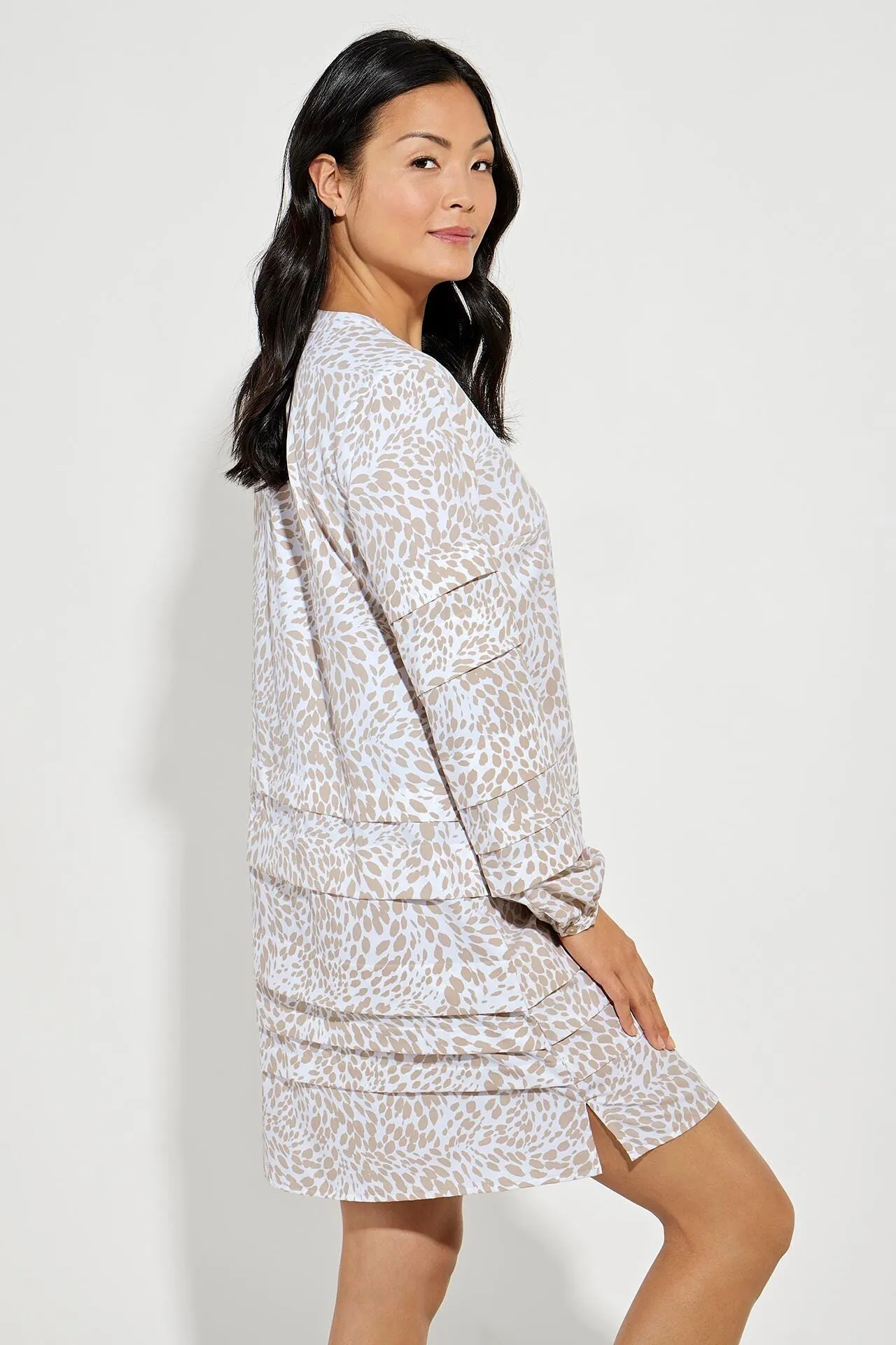 Women's Kallithea Cover-Up Dress  |  Warm Taupe Audrey Dot